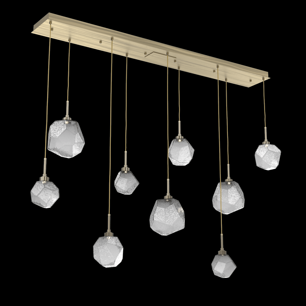 Gem Linear 9pc Multi-Pendant