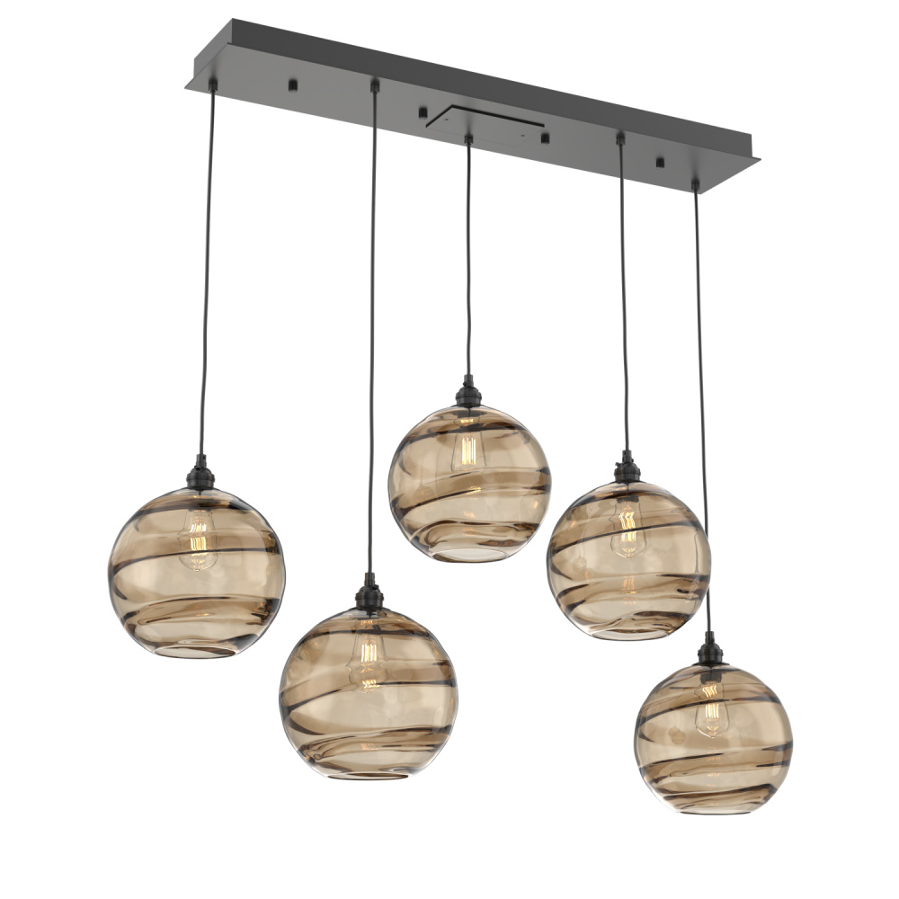Terra Linear 5pc Multi-Pendant