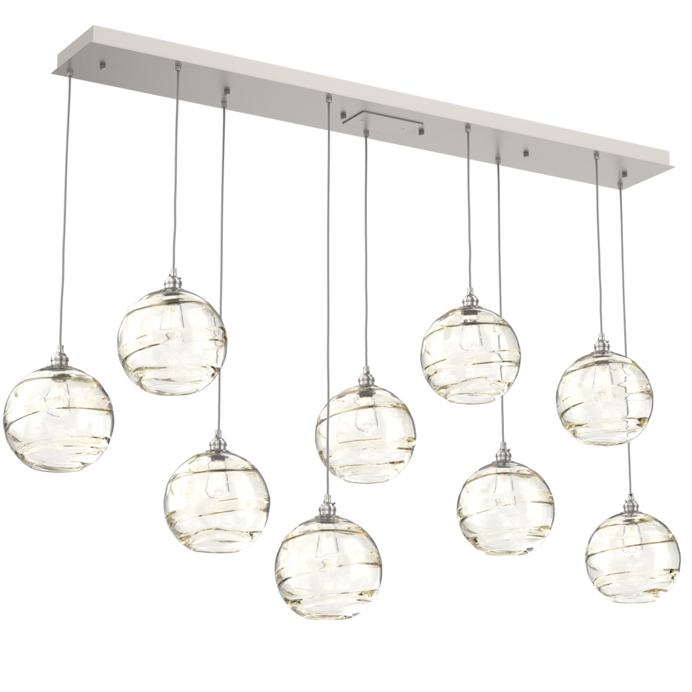 Terra Linear 9pc Multi-Pendant