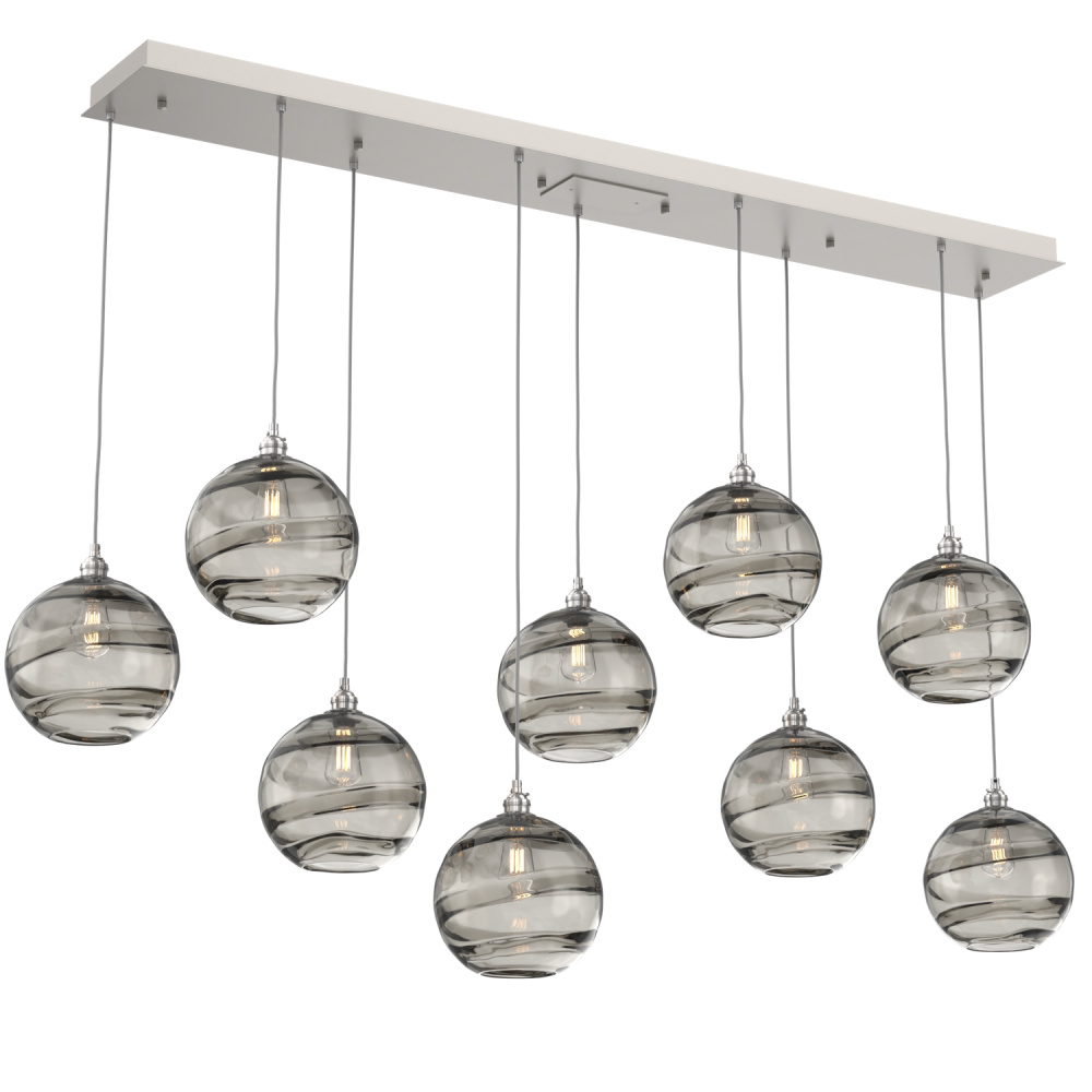 Terra Linear 9pc Multi-Pendant