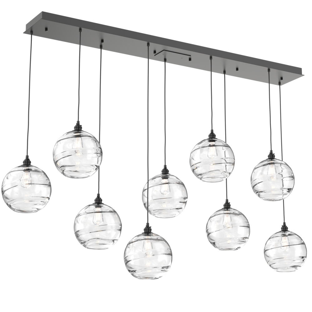 Terra Linear 9pc Multi-Pendant