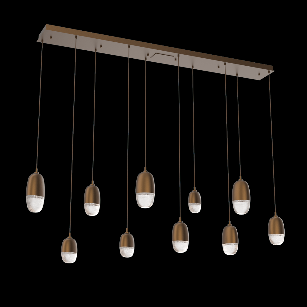Pebble Linear 9pc Multi-Pendant