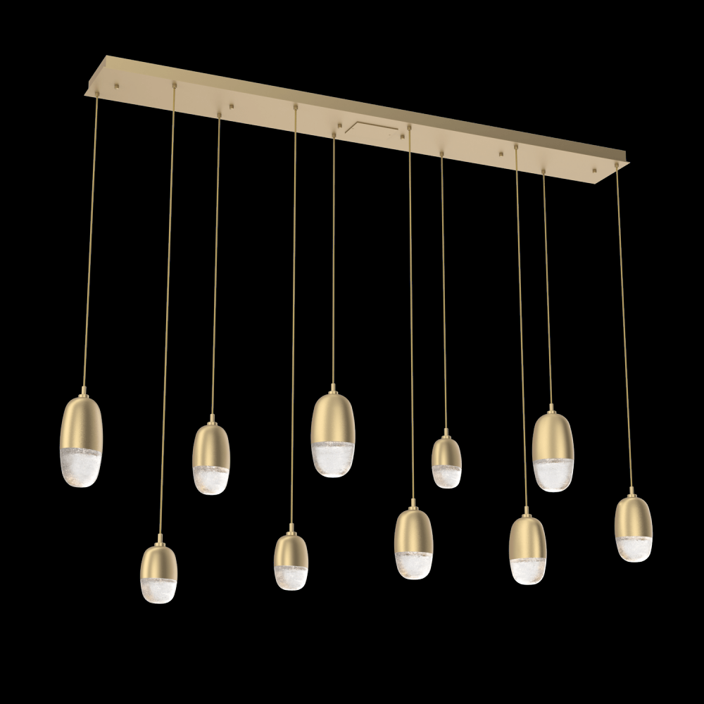 Pebble Linear 9pc Multi-Pendant