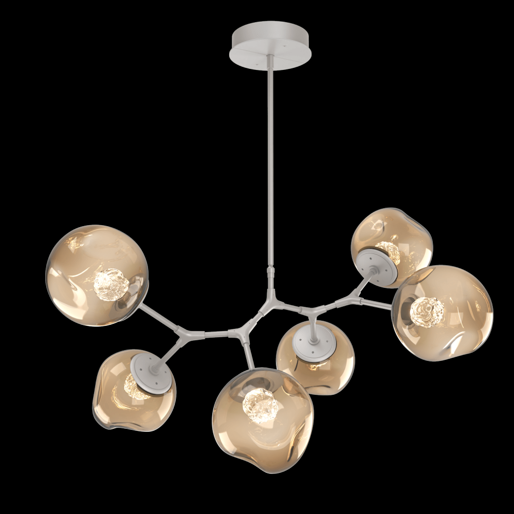 Luna 6pc Branch-Beige Silver-Floret Inner