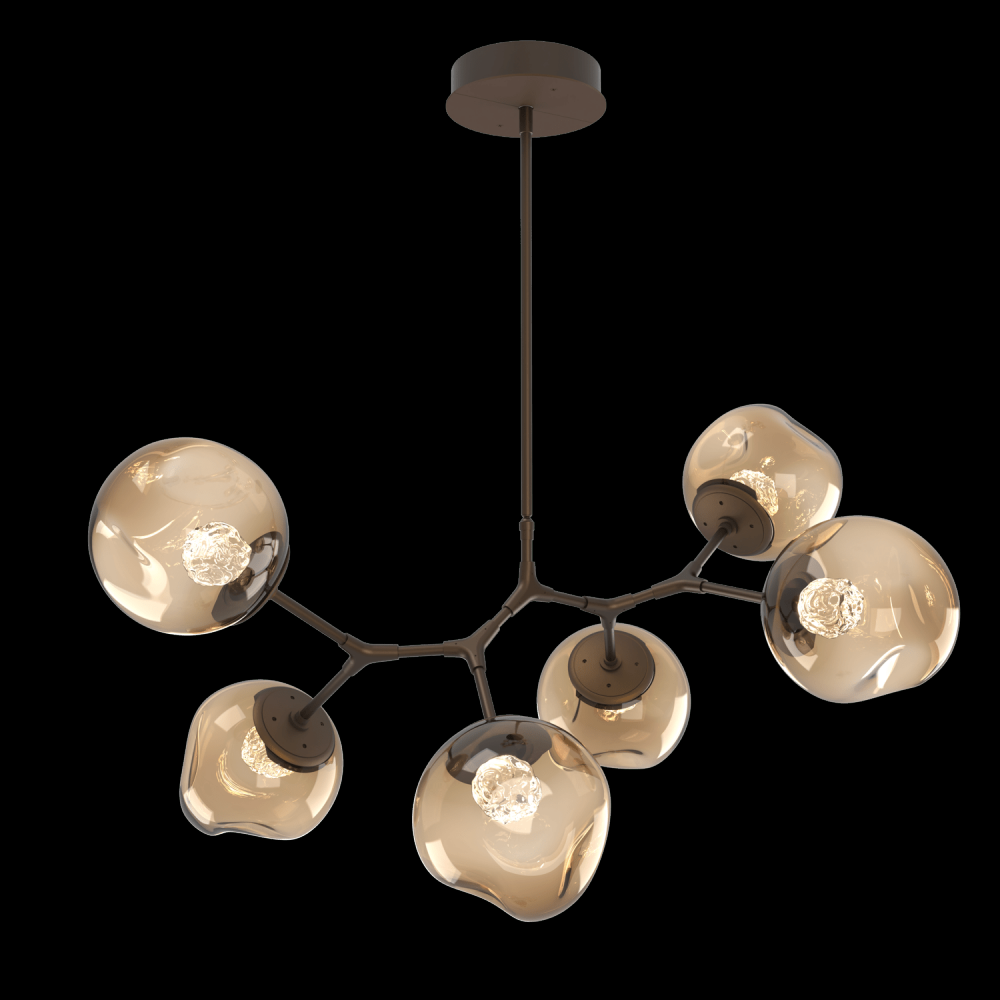 Luna 6pc Branch-Flat Bronze-Floret Inner