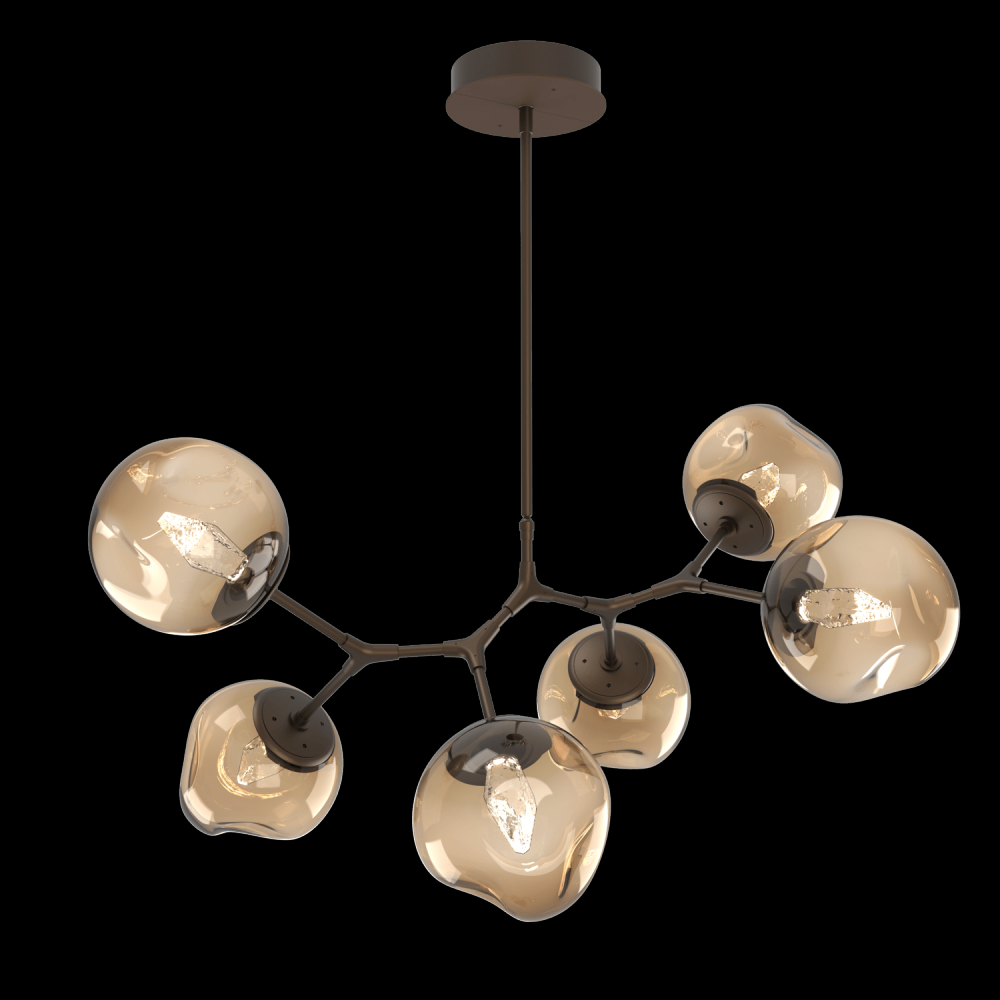 Luna 6pc Branch-Flat Bronze-Geo Inner