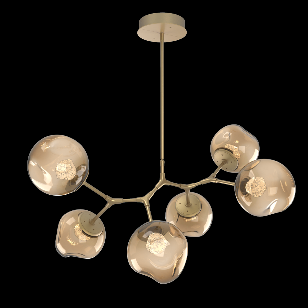 Luna 6pc Branch-Gilded Brass-Zircon Inner