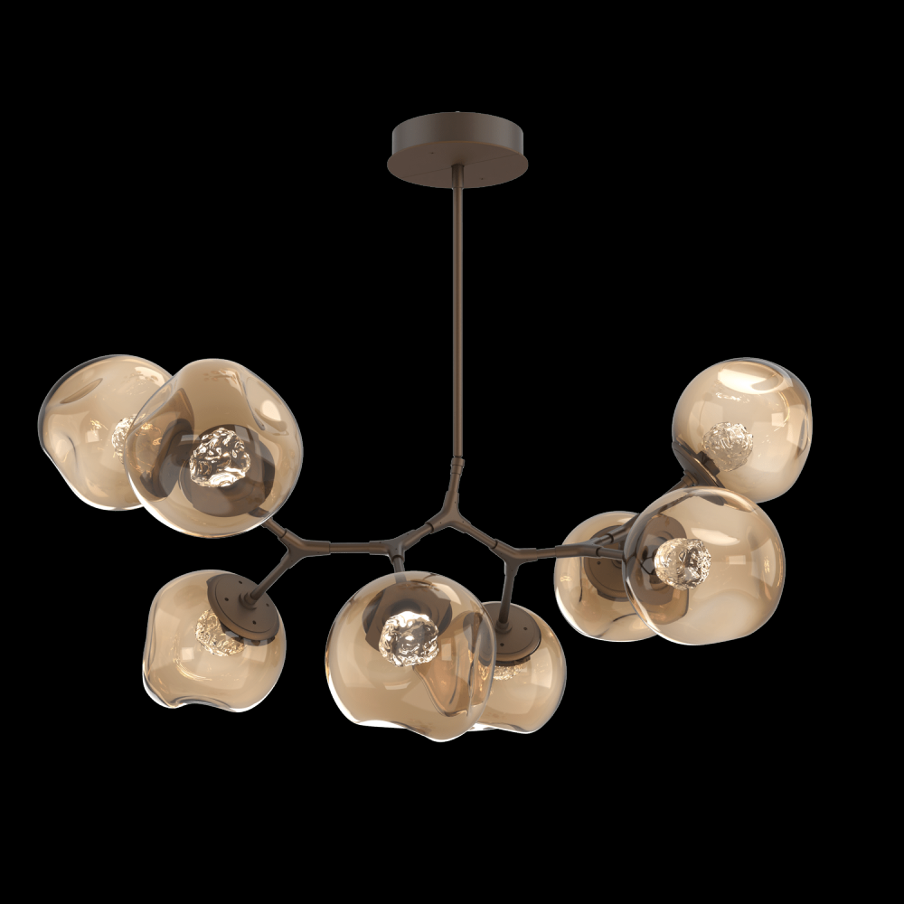 Luna 8pc Branch-Flat Bronze-Floret Inner