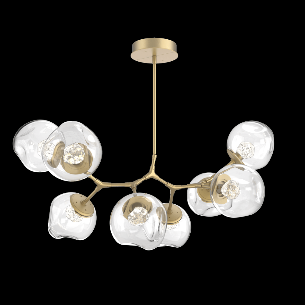 Luna 8pc Branch-Gilded Brass-Zircon Inner