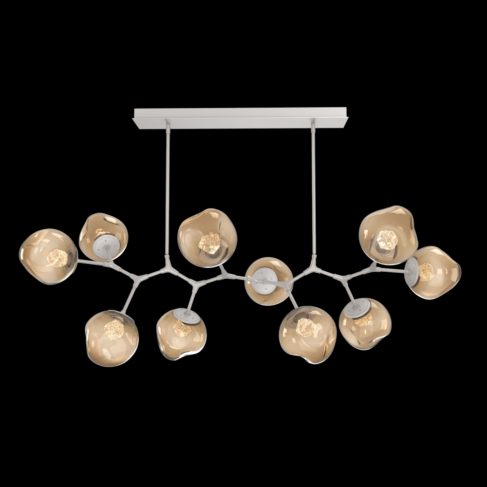 Luna 10pc Branch-Beige Silver-Zircon Inner