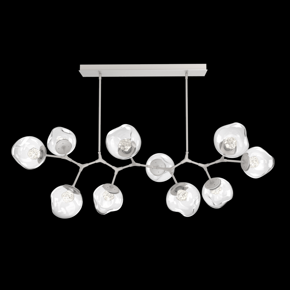 Luna 10pc Branch-Beige Silver-Zircon Inner