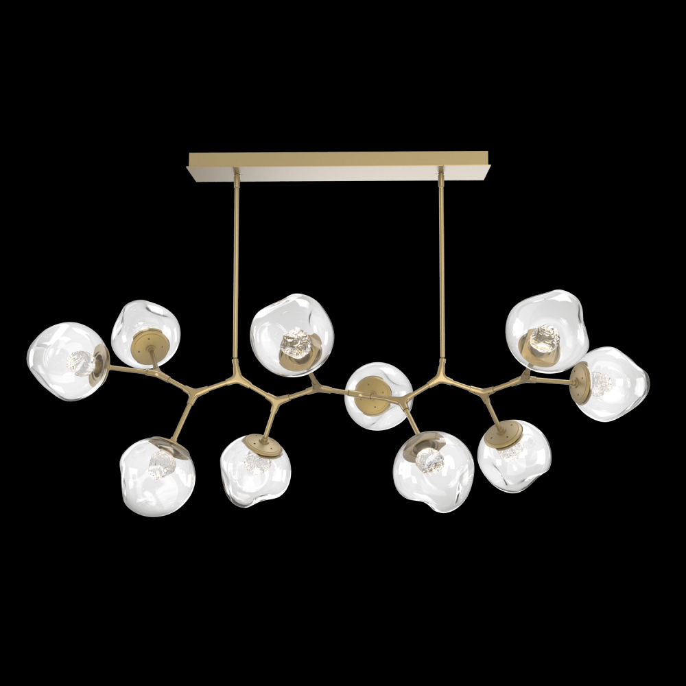 Luna 10pc Branch-Gilded Brass-Floret Inner
