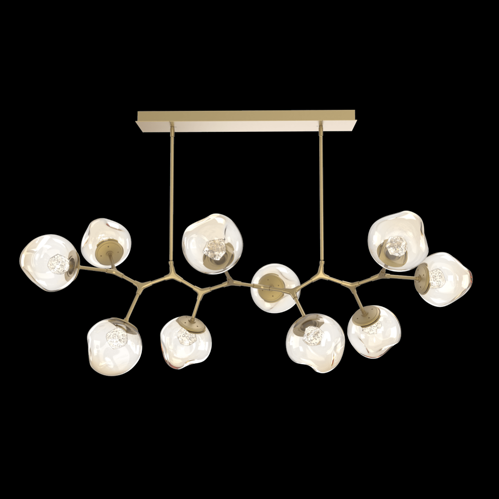 Luna 10pc Branch-Gilded Brass-Zircon Inner