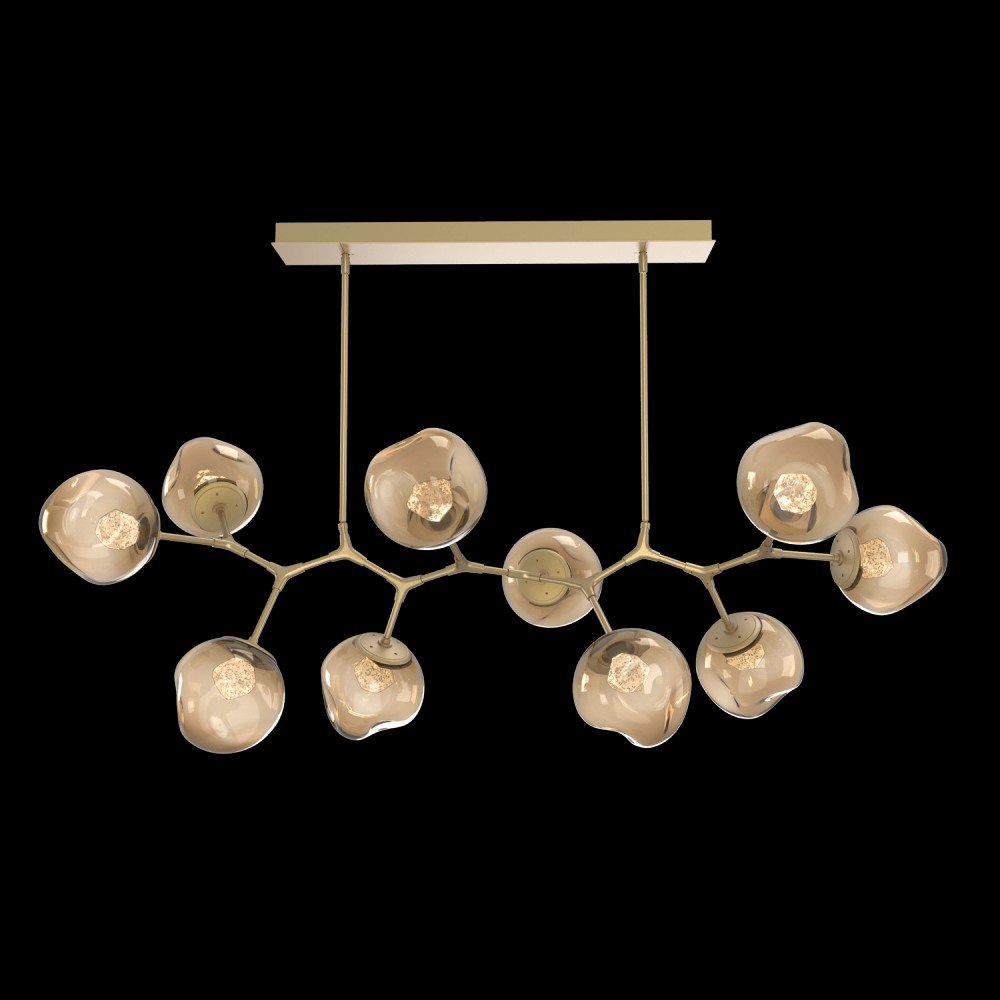 Luna 10pc Branch-Gilded Brass-Zircon Inner
