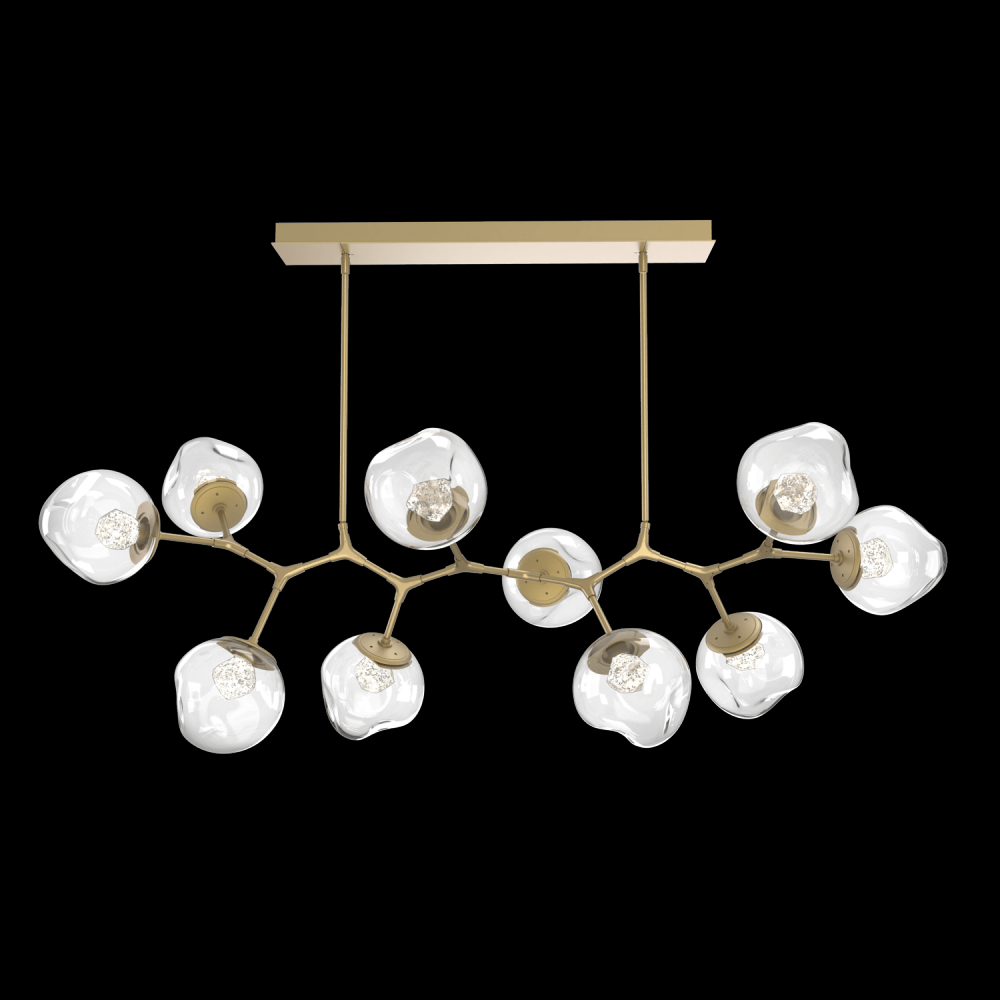 Luna 10pc Branch-Gilded Brass-Zircon Inner