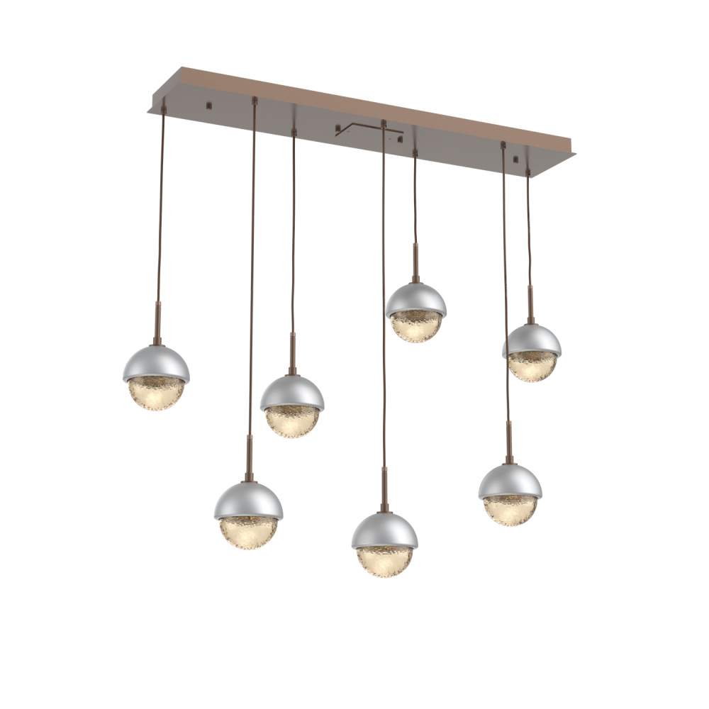 Cabochon Linear 7pc Multi-Pendant