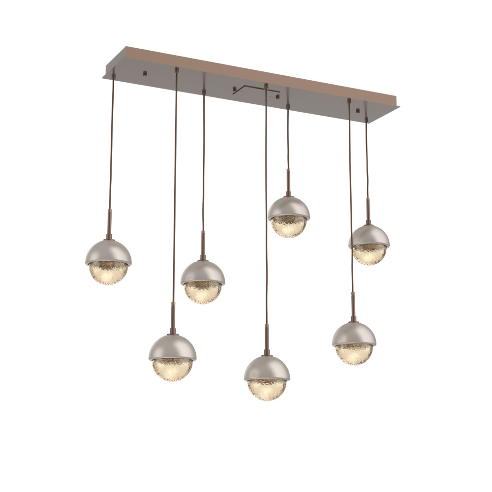 Cabochon Linear 7pc Multi-Pendant