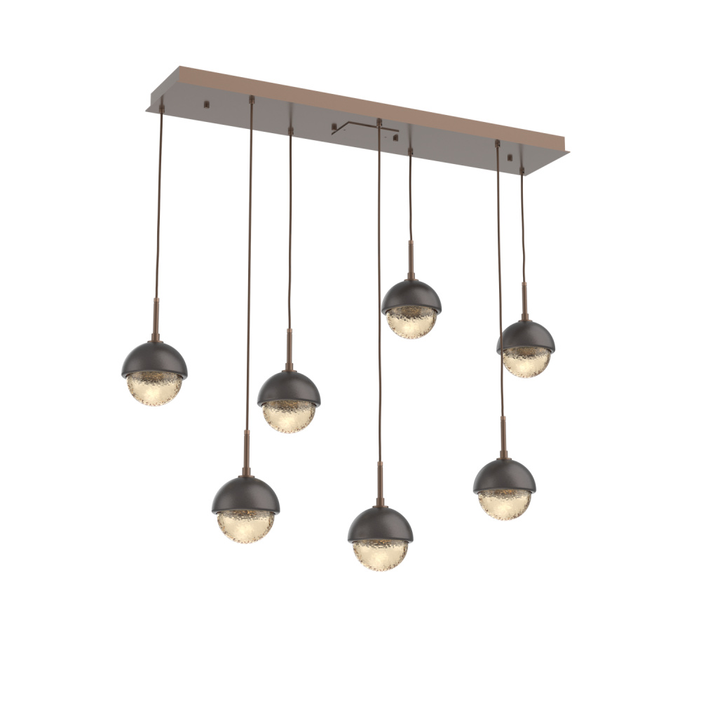 Cabochon Linear 7pc Multi-Pendant