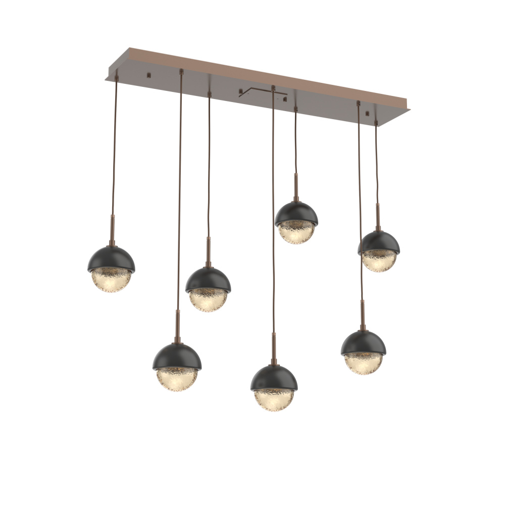 Cabochon Linear 7pc Multi-Pendant