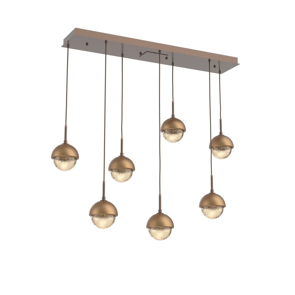 Cabochon Linear 7pc Multi-Pendant