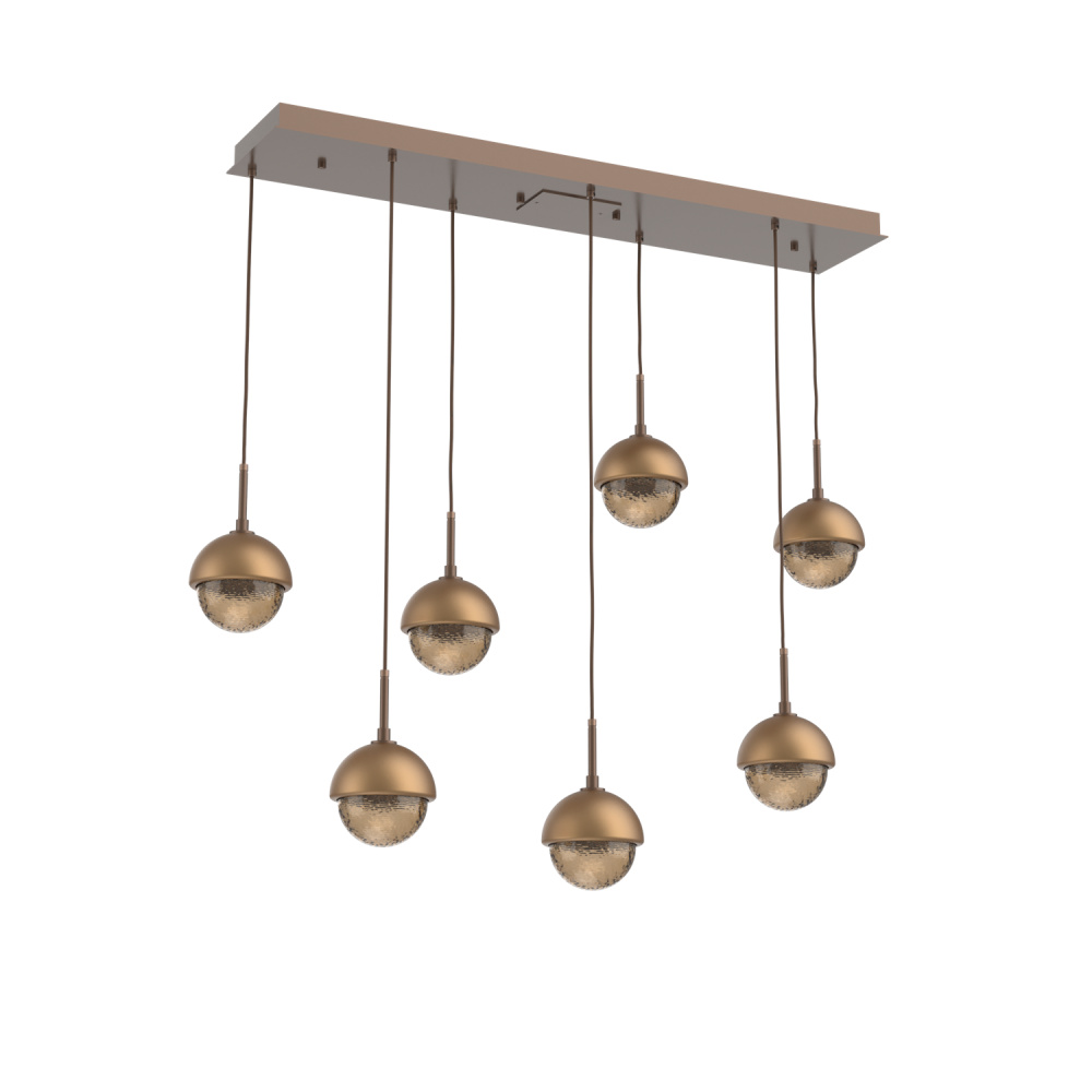 Cabochon Linear 7pc Multi-Pendant