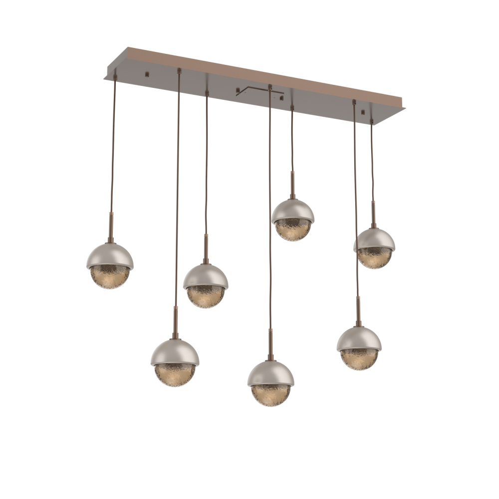 Cabochon Linear 7pc Multi-Pendant