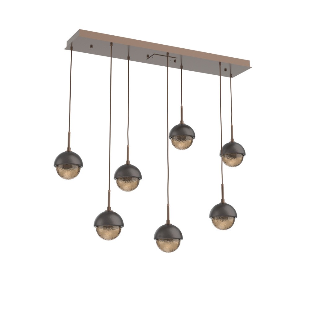 Cabochon Linear 7pc Multi-Pendant