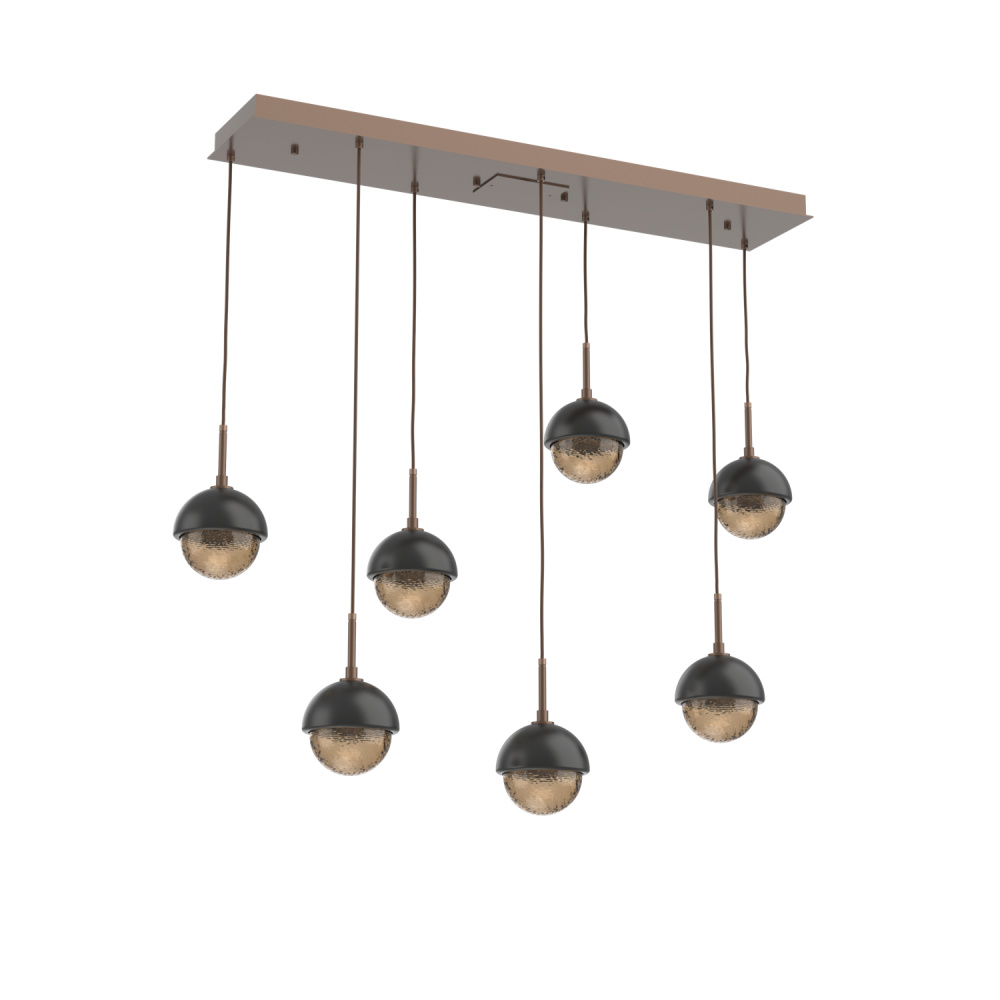 Cabochon Linear 7pc Multi-Pendant