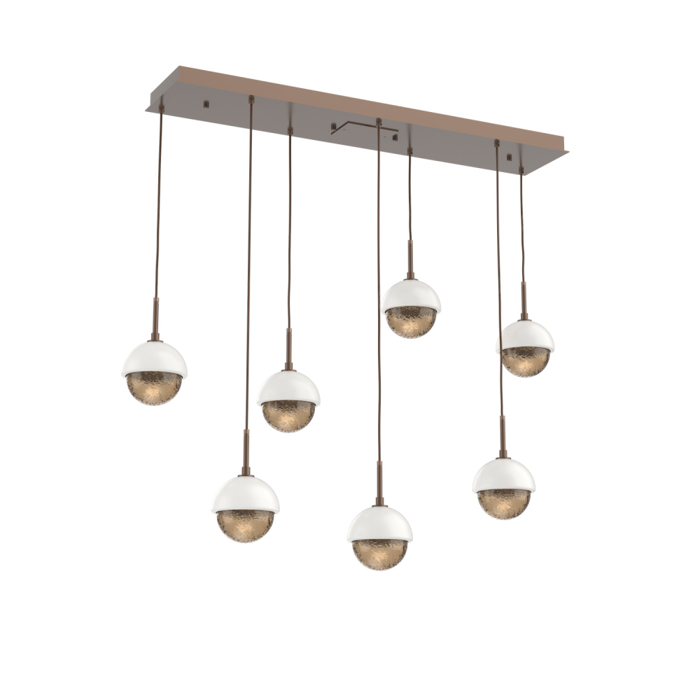 Cabochon Linear 7pc Multi-Pendant