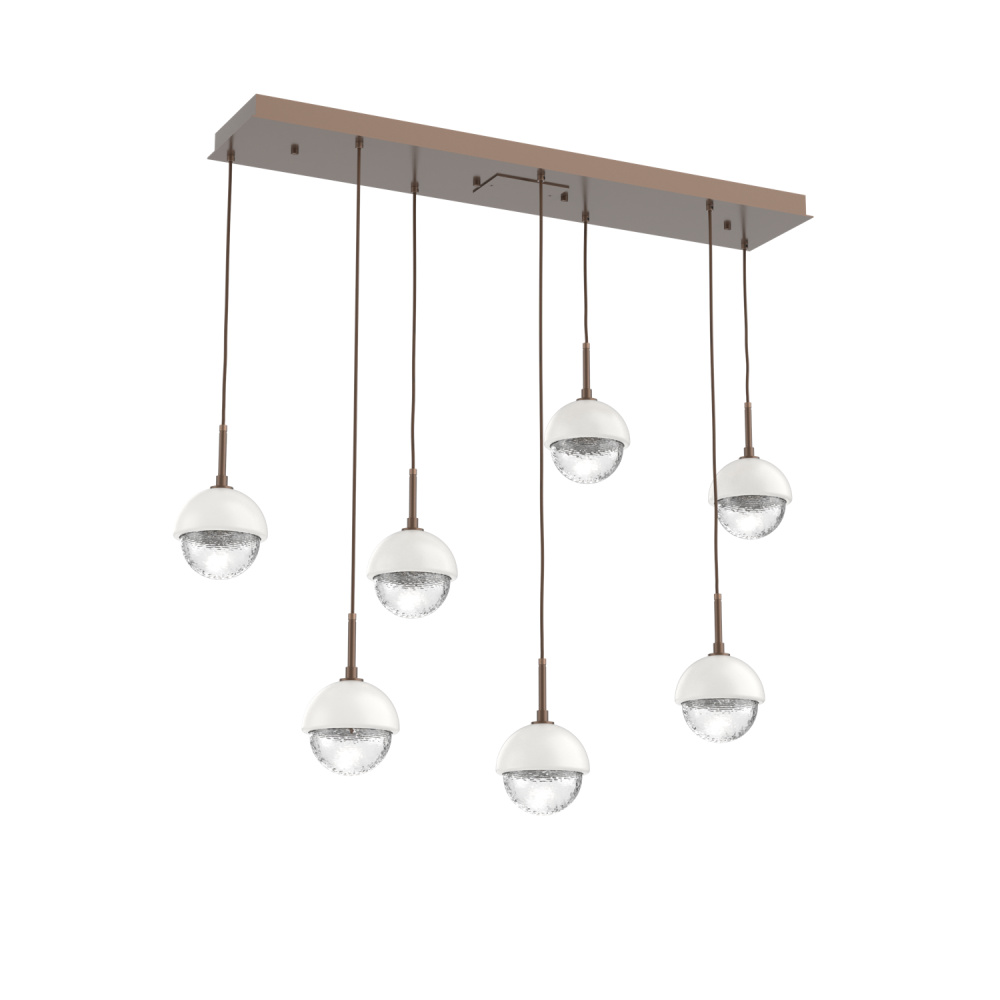 Cabochon Linear 7pc Multi-Pendant