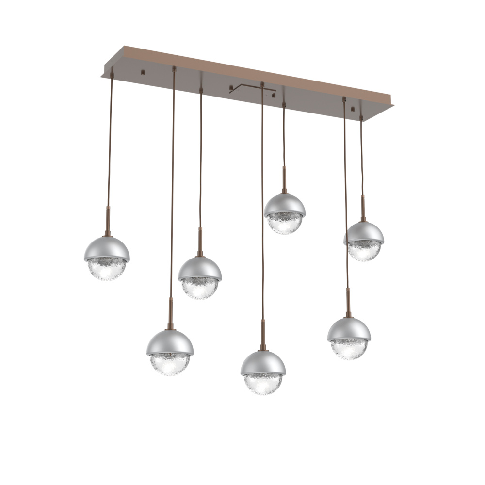 Cabochon Linear 7pc Multi-Pendant