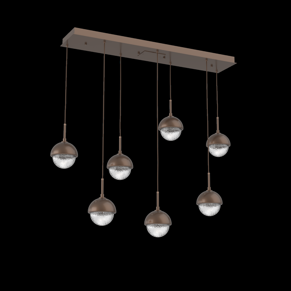 Cabochon Linear 7pc Multi-Pendant