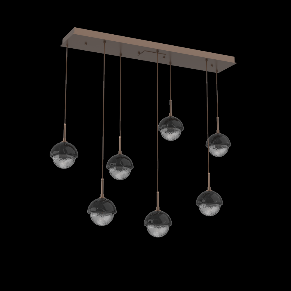 Cabochon Linear 7pc Multi-Pendant