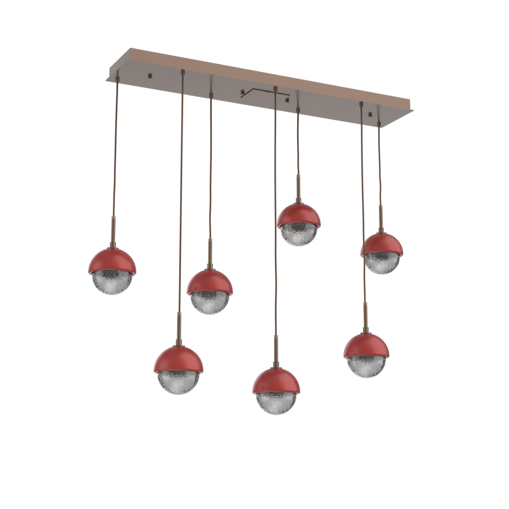 Cabochon Linear 7pc Multi-Pendant