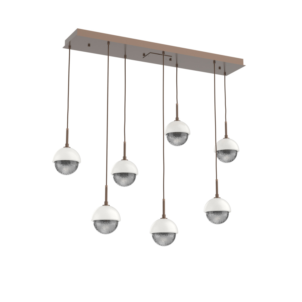 Cabochon Linear 7pc Multi-Pendant