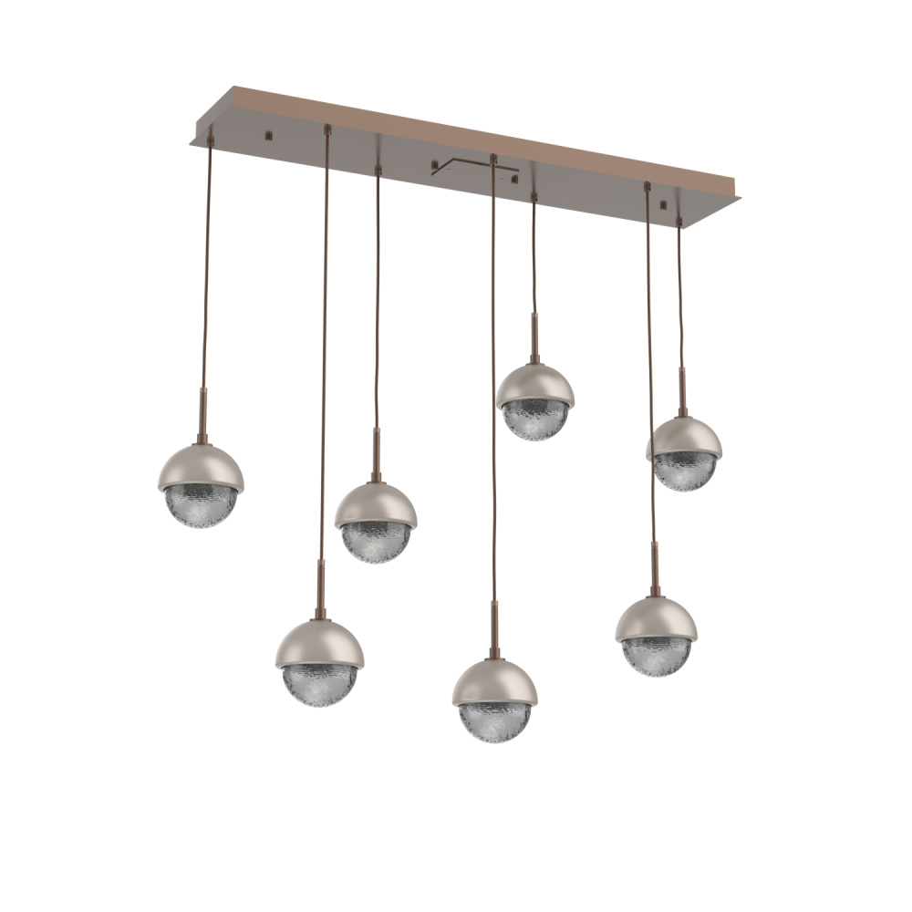 Cabochon Linear 7pc Multi-Pendant