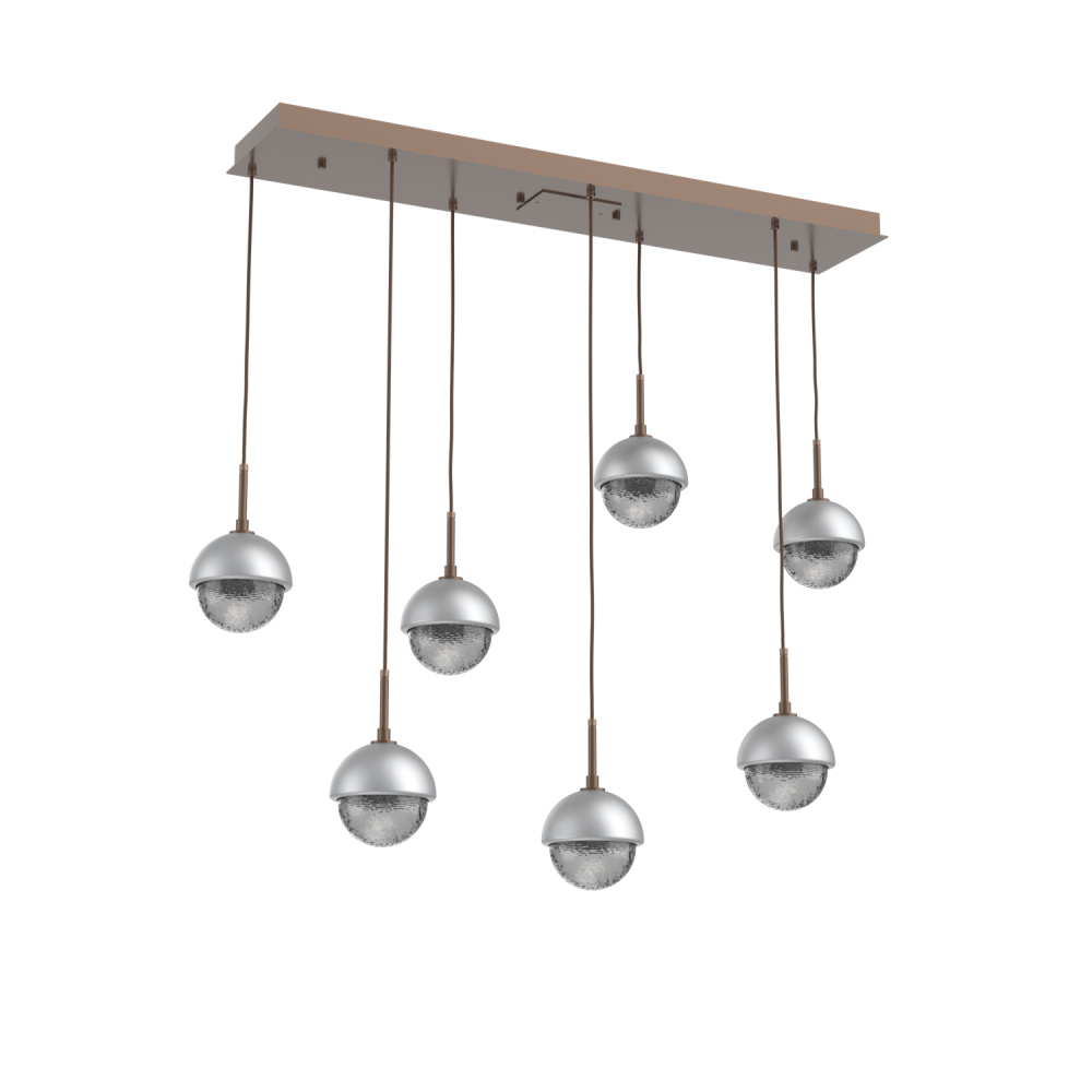 Cabochon Linear 7pc Multi-Pendant