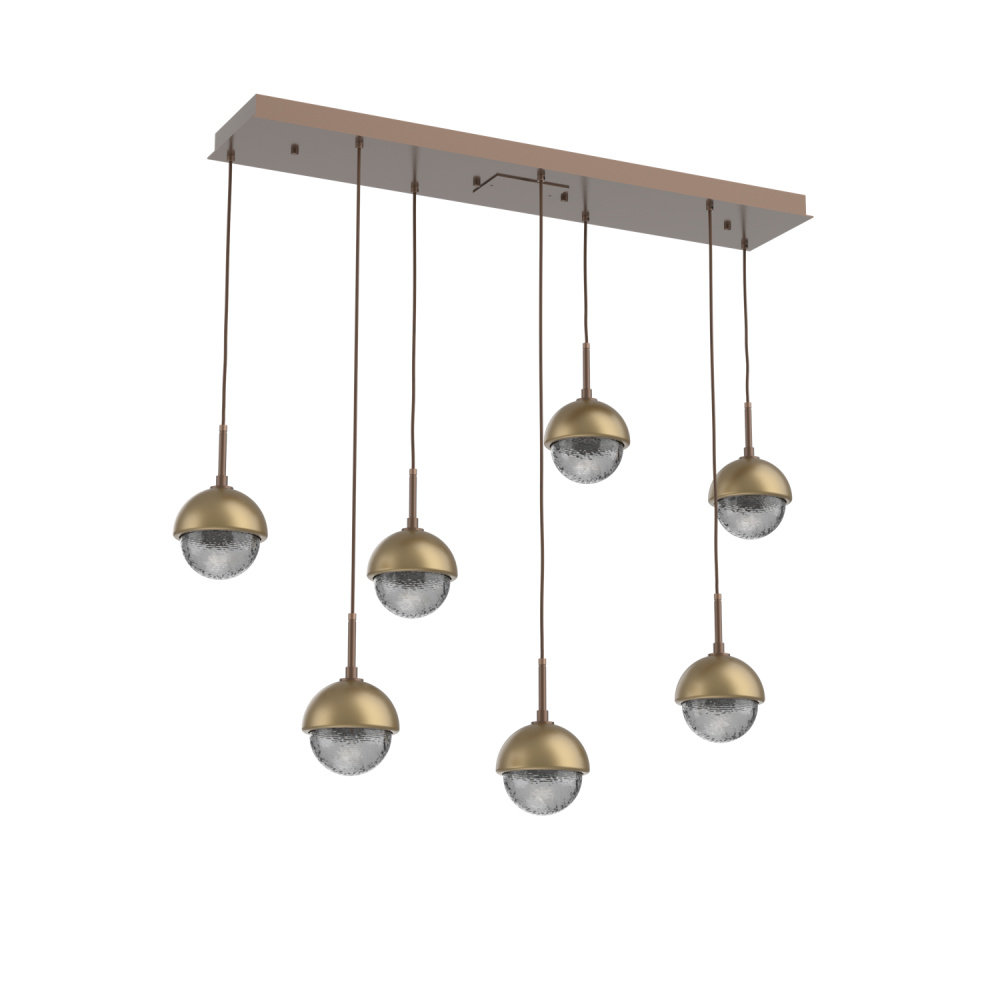 Cabochon Linear 7pc Multi-Pendant