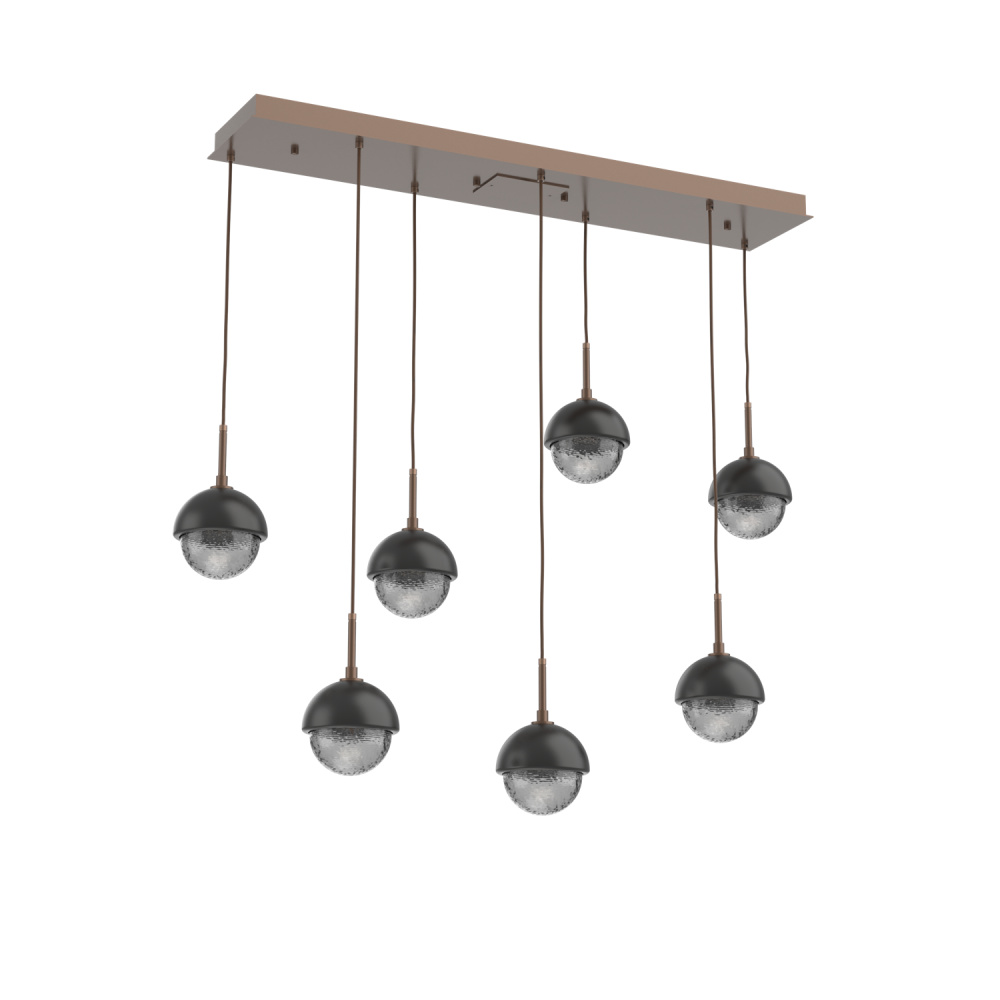 Cabochon Linear 7pc Multi-Pendant