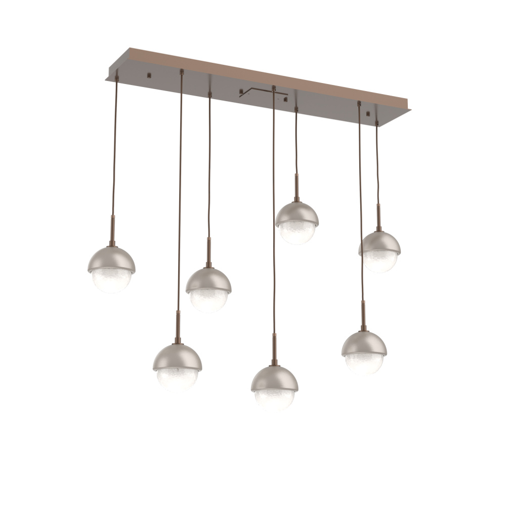 Cabochon Linear 7pc Multi-Pendant