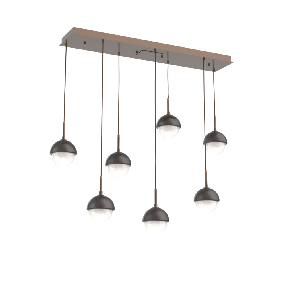 Cabochon Linear 7pc Multi-Pendant