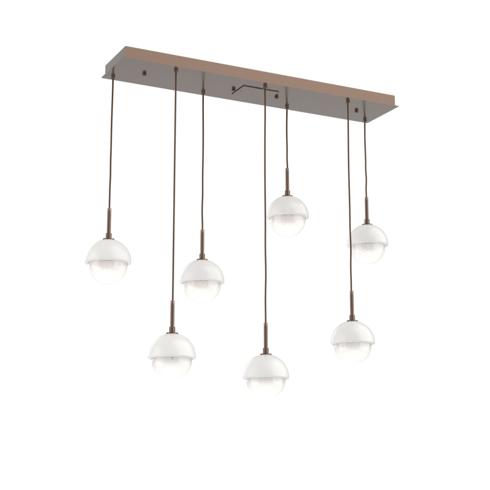 Cabochon Linear 7pc Multi-Pendant