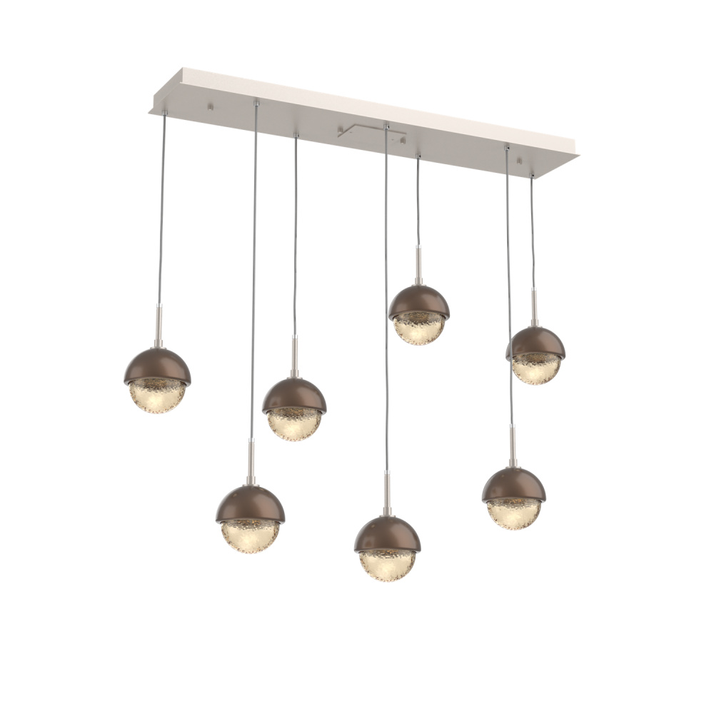 Cabochon Linear 7pc Multi-Pendant