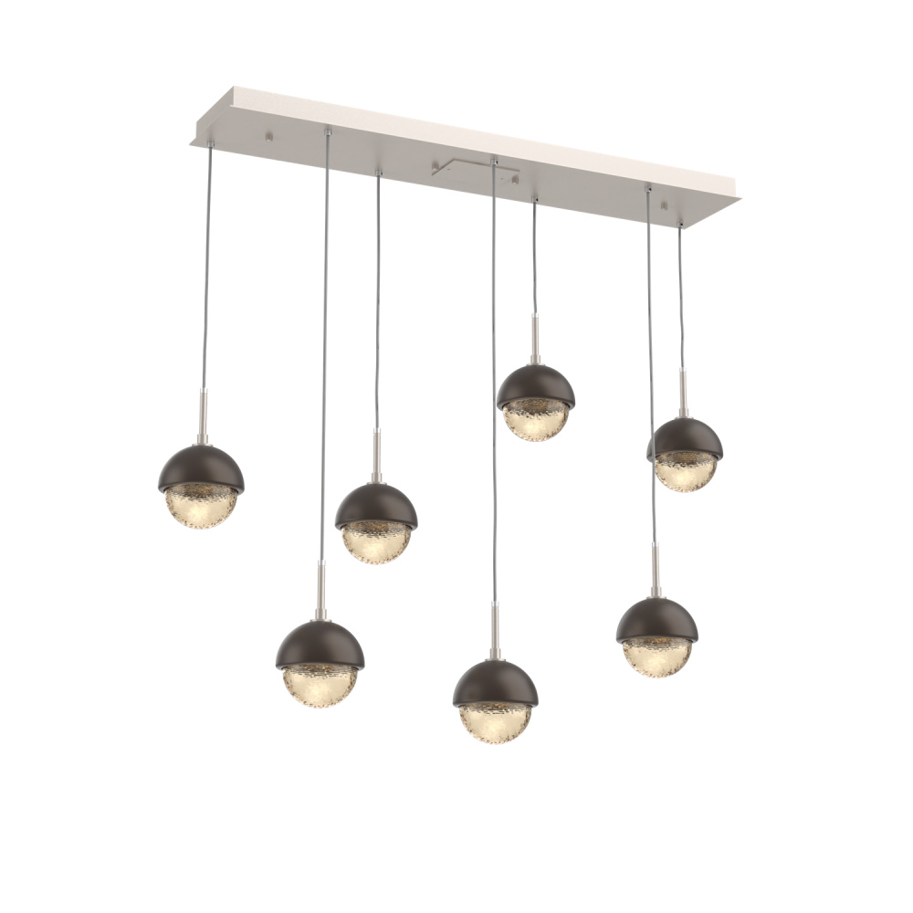 Cabochon Linear 7pc Multi-Pendant