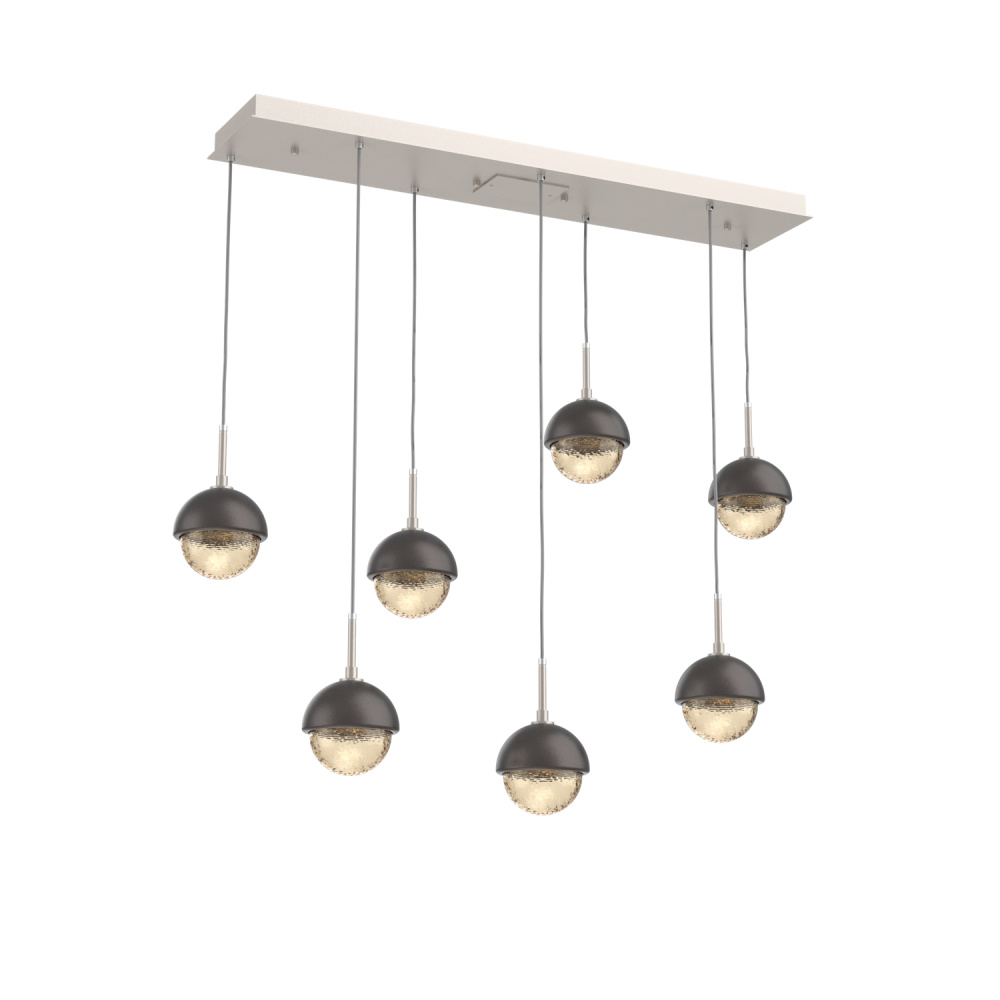 Cabochon Linear 7pc Multi-Pendant