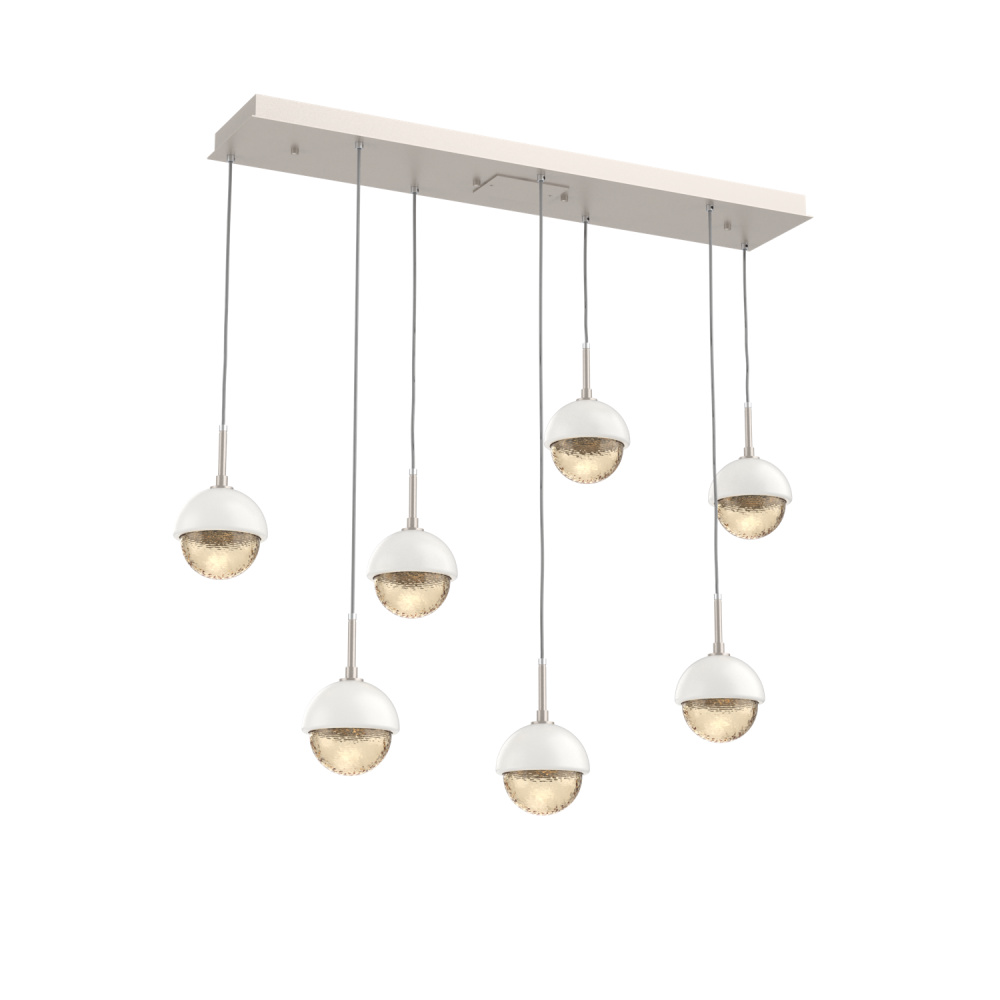 Cabochon Linear 7pc Multi-Pendant