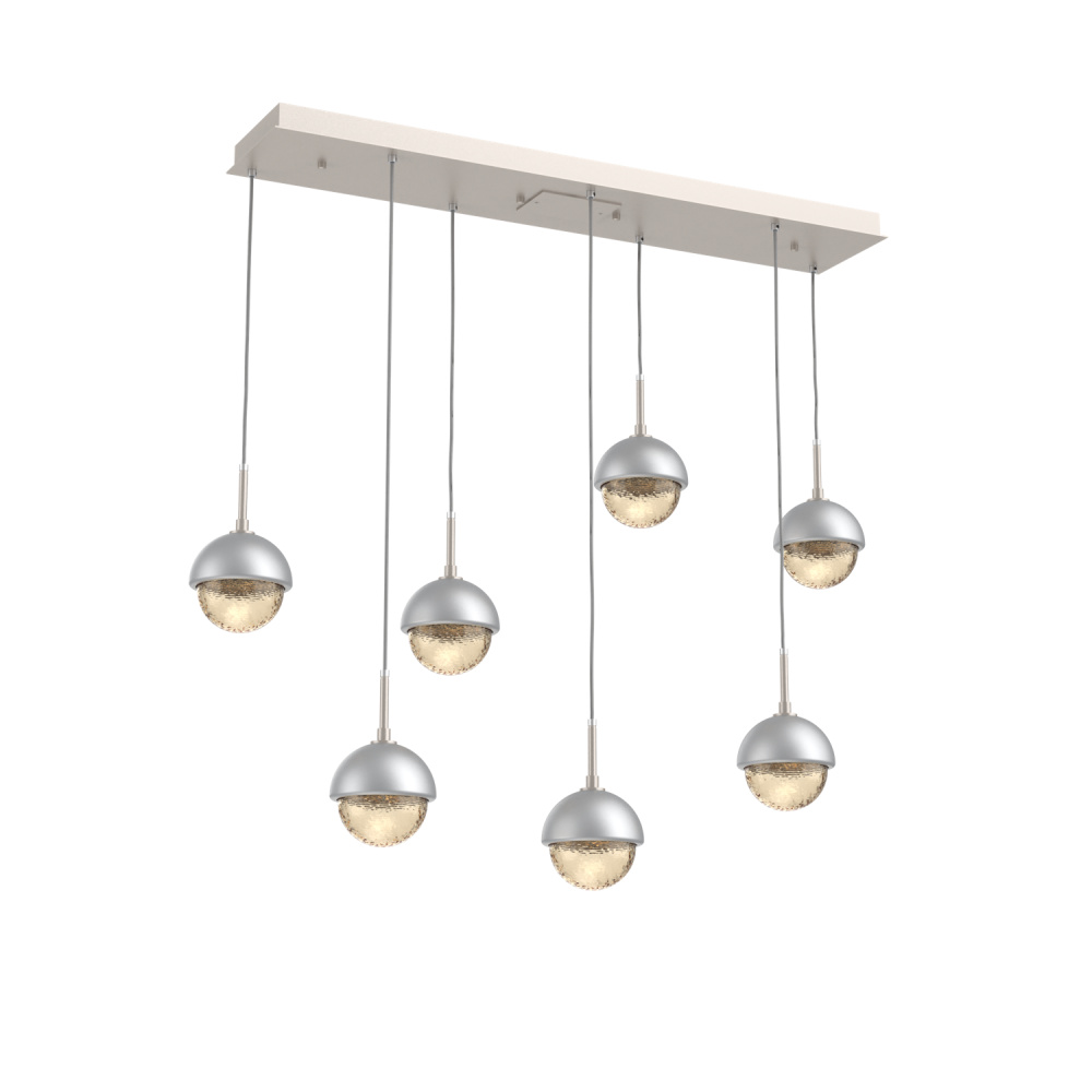 Cabochon Linear 7pc Multi-Pendant