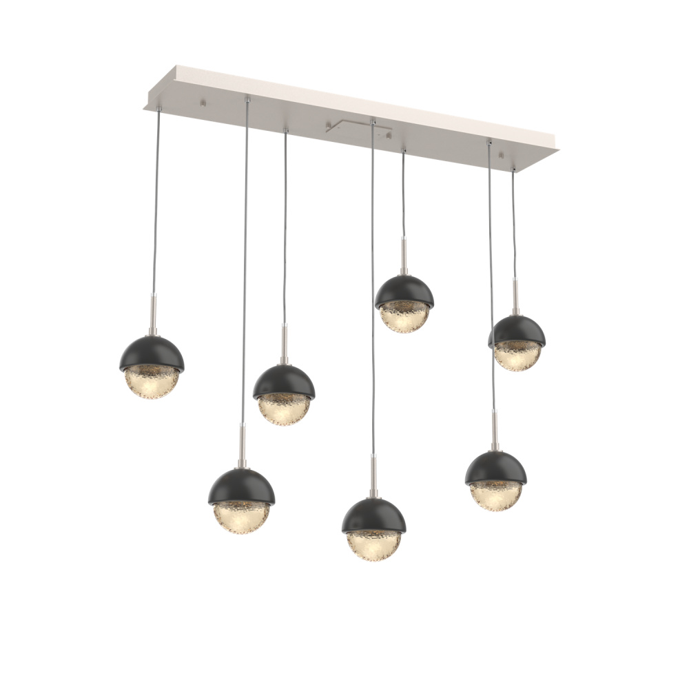 Cabochon Linear 7pc Multi-Pendant