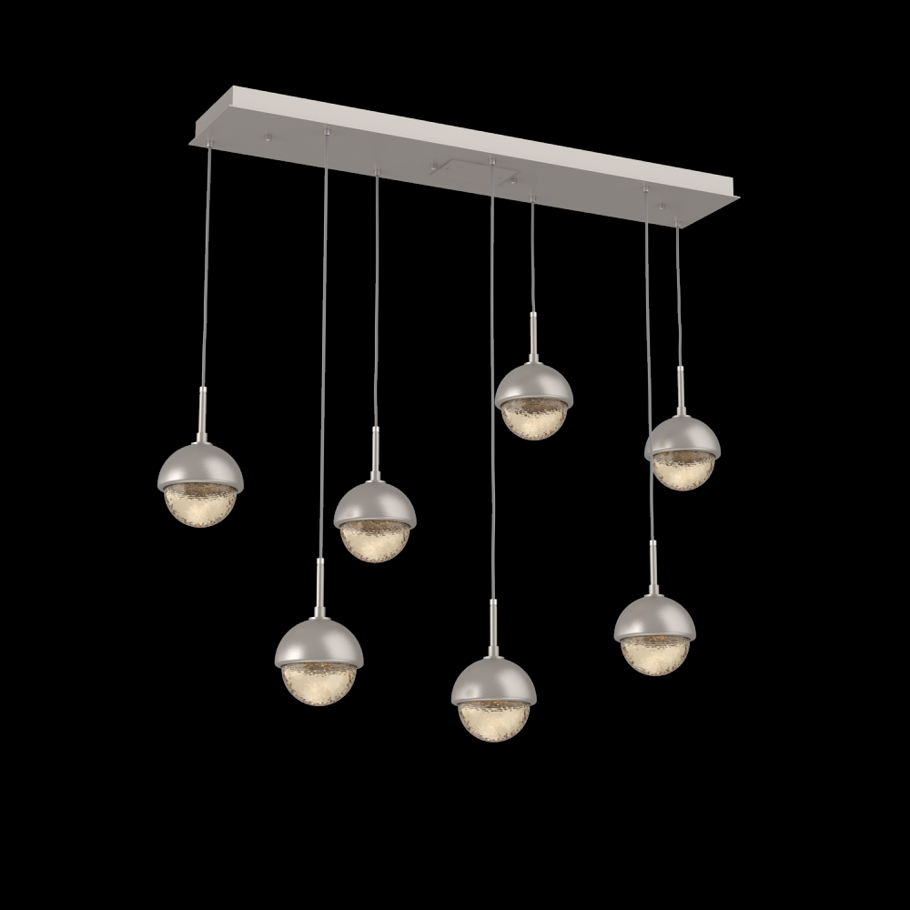 Cabochon Linear 7pc Multi-Pendant