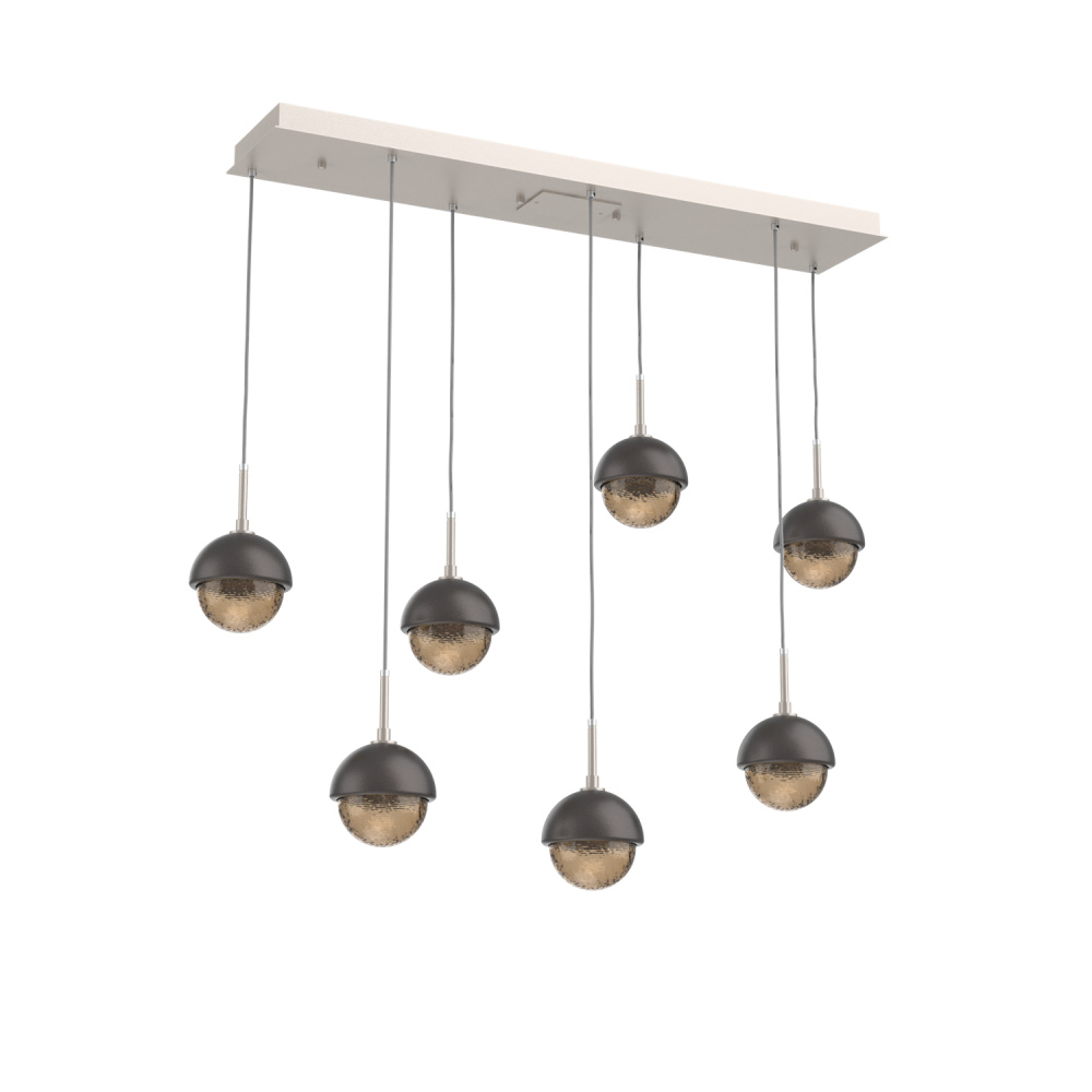 Cabochon Linear 7pc Multi-Pendant